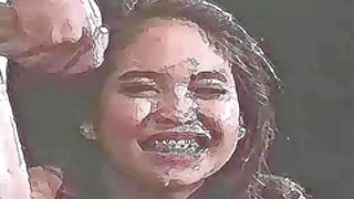 令人驚訝的美麗的白色乳頭在屁股黑人