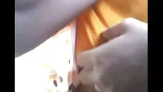 Santhian在狗姿勢油炸客戶